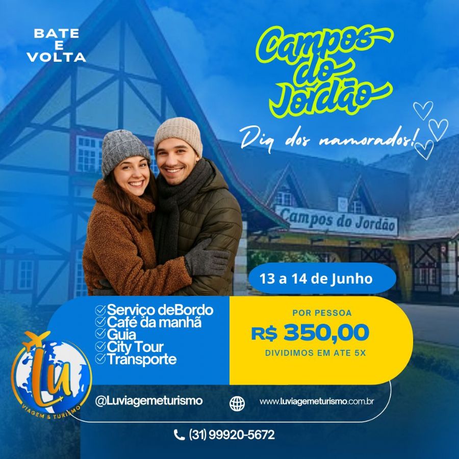 Campos do Jordão - Bate e Volta